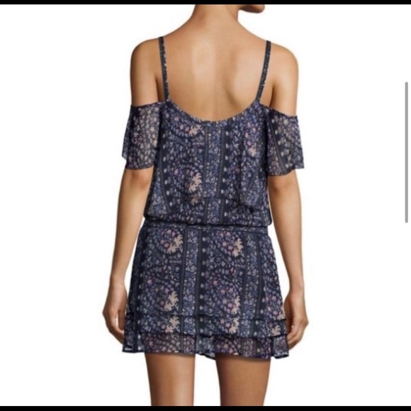 Paige Floral Ruffle Mini Dress - Picture 2 of 6